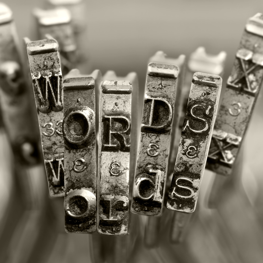 typewriter spelling words